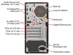 LENOVO ST50 V2 7D8JA043EA-V2 XEON E-2324G (4C) 32GB(1x32) 2x960 SSD 4U TOWER Raid 0,1 Server