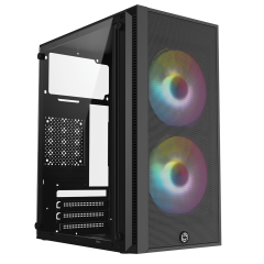 FRISBY FC-8970G 300W Siyah Gaming Kasa Mini Tower M-ATX Kasa