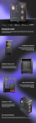 POWER BOOST JBST-PBA5065B-650W 650W 80+ Bronze Siyah Mid Tower ATX Kasa