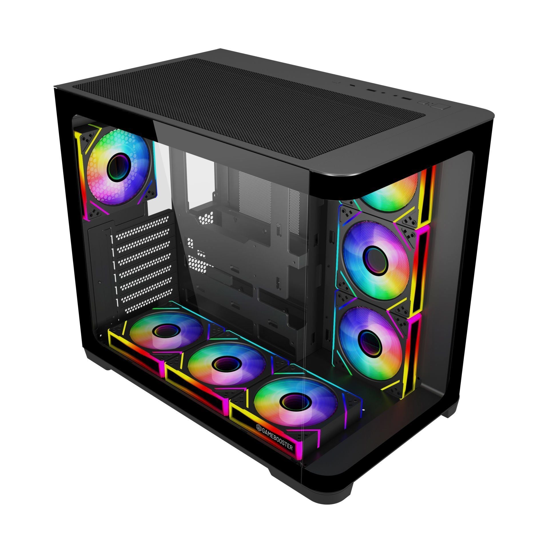 POWER BOOST JBST-GBG2852B-850W 850W 80+ Bronze Siyah (Curved) Mid Tower ATX Kasa