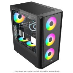 POWER BOOST JBST-PBP3602BB 850W 80+ Bronze Siyah Mid Tower ATX Kasa
