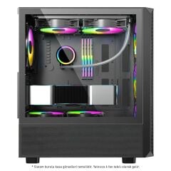 POWER BOOST JBST-PBP3602BB 850W 80+ Bronze Siyah Mid Tower ATX Kasa