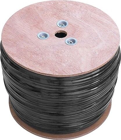 S-LINK SL-CAT609 CAT6 UTP 305 Metre 23 AWG 0.56 mm Network Kablosu Outdoor Double Jack GRİ+Siyah