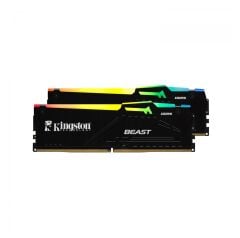 KINGSTON KF564C32BBEAK2-64TR 64GB (2x32) DDR5 6400Mhz Beast RGB Expo PC Bellek
