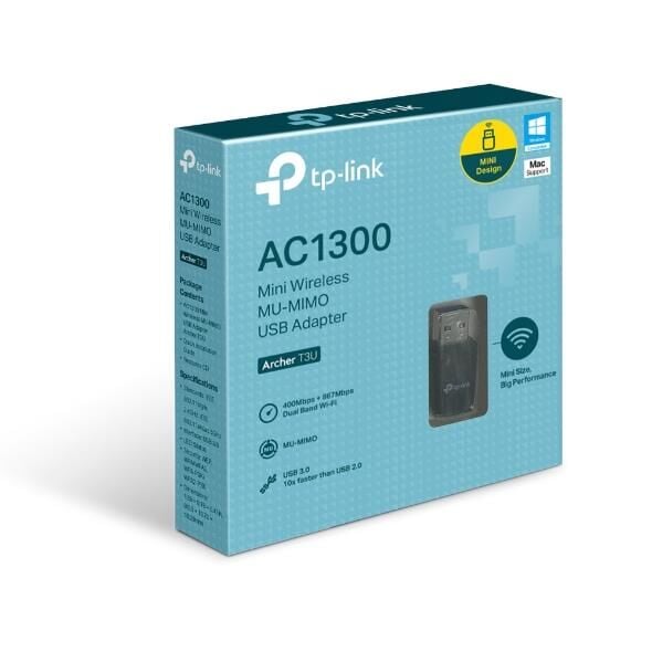 TP-LINK ARCHER T3U 1300 MBPS USB Nano Kablosuz Adaptör
