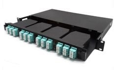 ALFAFONET 102005-BL.06 24 Port 19'' Rack SC/DX Fiber Boş Patch Panel