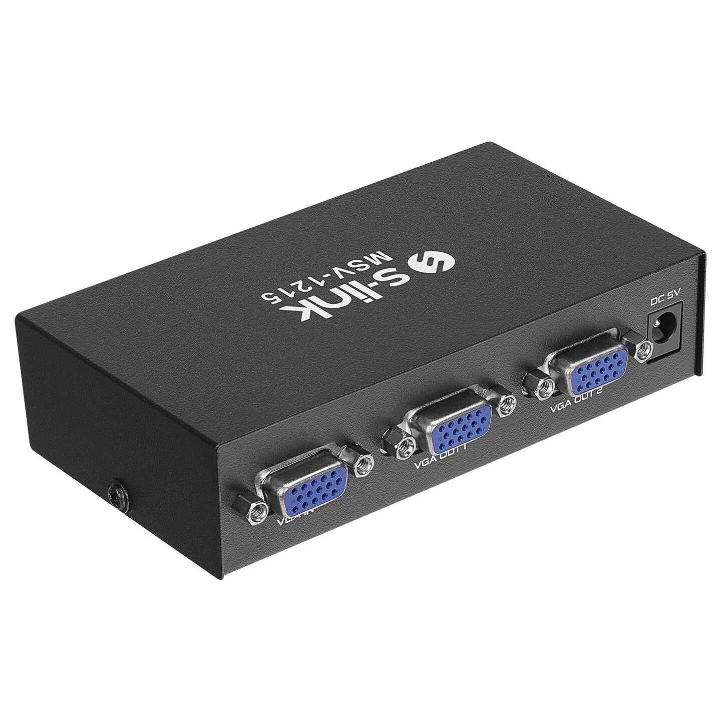 S-LINK MSV-1215 2 Port VGA Monitör Çoklayıcı (150 MHZ)