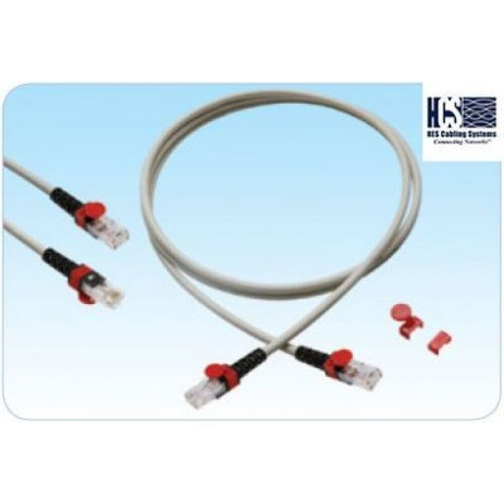 HCS T06-00420-05 CAT6 UTP LSZH 0.5 Metre Gri Patch Cord