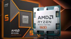 AMD Ryzen 5 9600X (6 Çekirdek) Up to 5.4 GHz 32mb AM5 İşlemci Tray (Fansız)