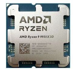 AMD Ryzen 9 9950X3D (16 Çekirdek) Up to 5.7 GHz 128mb AM5 İşlemci Tray (Fansız)