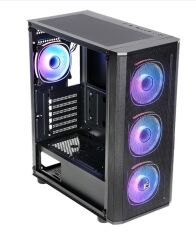 FRISBY CM-105 650W 80+ Siyah ARGB Fan Mid Tower ATX Kasa
