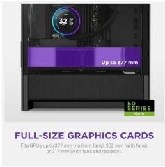NZXT CC-H31FB-01 H 3 Flow Powersız Siyah Micro ATX