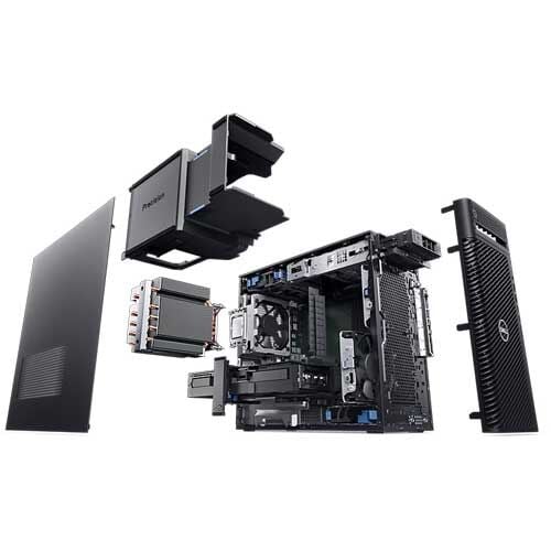 DELL Precision 3680 3680_i7-14700-1 İ7-14700 16GB 512GB SSD 4gb T400 W11P Masaüstü İş istasyonu