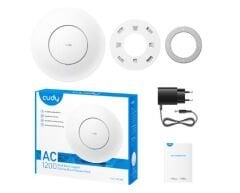 CUDY AP1300 1 Port 10/100/1000Mbps AC1200 4 Anten Tavan Tipi Access Point