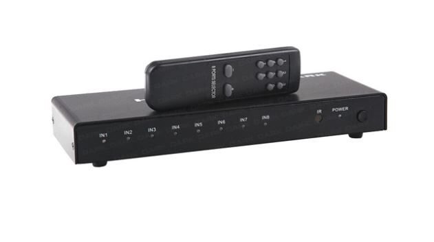 DARK DK-HD-SW8X1 HDMI Switch 8 Giriş 1 Çıkışlı