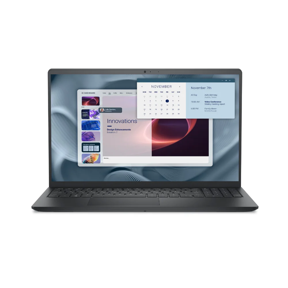 DELL Pro 15 Essential PV15250 i7-1355U 16GB 512GB SSD O/B Intel Iris Xe 15.6'' DOS Siyah Notebook
