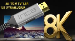 INCA IHM-3T 3 Mt 2.1V HIGH SPEED 8K HDMI Kablo