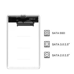 CODEGEN CODMAX CDG-HDC-30T 2.5'' USB 3.0 Şeffaf Sata 3 Harici HDD Kutusu