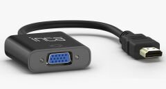 INCA IHTV-7TS HDMI to VGA + AUDIO Siyah