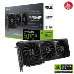 ASUS PRIME-RTX5070TI-O16G 16GB Geforce RTX5070Ti GDDR7 256bit 2xHDMI 3xDP 16x Ekran Kartı (ARGB)