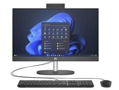 HP ProOne 240 G10 D21FRET Ultra 7-155U 8GB 512GB SSD O/B Iris Xe 23.8'' Siyah DOS All in One PC