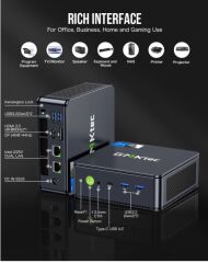 GMKtec K7 PLUS GTC-K7-PLUS i7-13620H 32GB 1TB SSD W11P Siyah Mini Bilgisayar