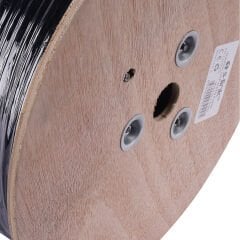 S-LINK SL-CAT609 CAT6 UTP 305 Metre 23 AWG 0.56 mm Network Kablosu Outdoor Double Jack GRİ+Siyah