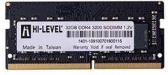 HI-LEVEL HLV-SOPC25600D4/32G 32GB DDR4 3200Mhz Notebook Bellek