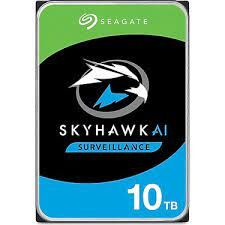 SEAGATE ST10000VE001 SKYHAWK AI 3.5'' 10TB 7200rpm 256mb SATA (TR Seagate Garantili) 7/24 Harddisk