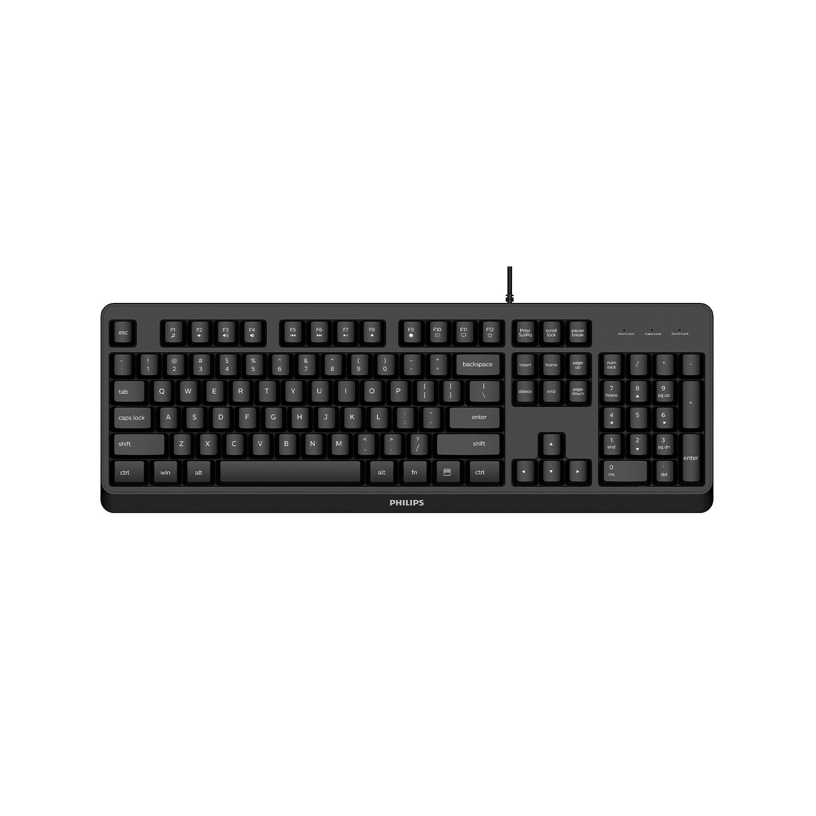 PHILIPS SPK6207BLB Q USB Siyah Klavye