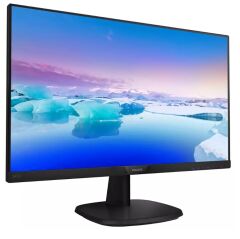 PHILIPS 243V7QJABF VLine 23.8'' LED IPS 4ms 75Hz 1920x1080 FullHD VGA HDMI DP Multimedya (VESA) Siyah Monitör