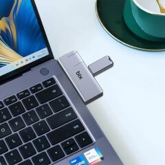 BİX BX22HB USB to USB 3.2 USB 2.0 RJ45 Dönüştürücü Adaptör
