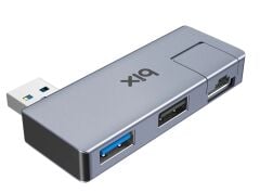 BİX BX22HB USB to USB 3.2 USB 2.0 RJ45 Dönüştürücü Adaptör