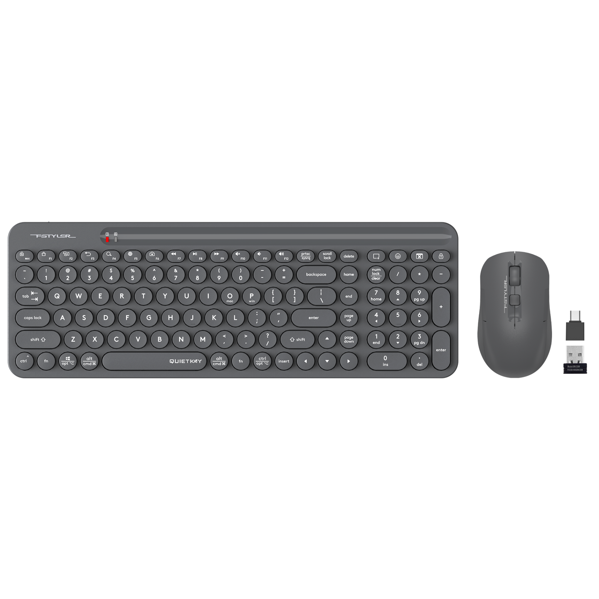 A4 TECH FG3300 AIR2 Q Türkçe Kablosuz Siyah Klavye+ Mouse