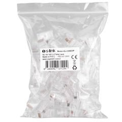 S-LINK SL-COB20P CAT6 UTP Yeni Nesil RJ45 Konnektör (100 Adet)