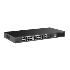 RUIJIE-REYEE RG-ES228GS-P 28 Port Gbit 24 Port PoE+ 370W 2xGbit+2xSFP Uplink Cloud Managed Switch