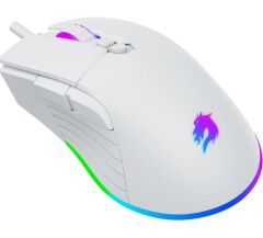GAMEBOOSTER GB-M12W USB Kablolu 12800dpi Beyaz Vital RGB Aydınlatmalı Oyuncu Mouse