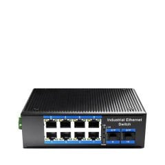 CUDY IG1008S2P 8 port Gbit 8 Port PoE+ 240W 2xSFP Uplink Endüstriyel Yönetilemez Switch