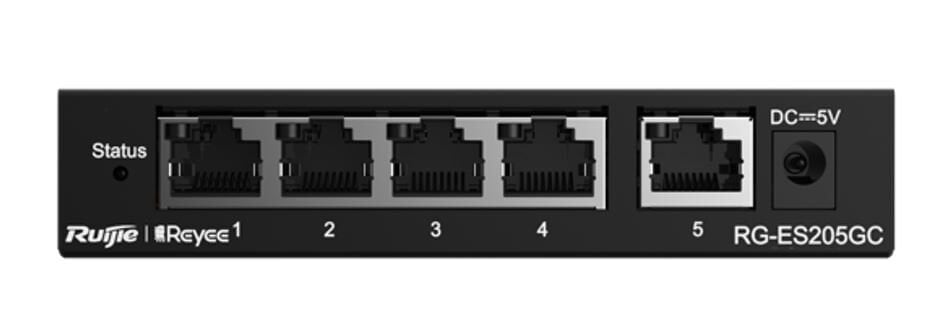 RUIJIE-REYEE RG-ES205GC 5 Port Gbit Yönetilebilir (L2) Switch