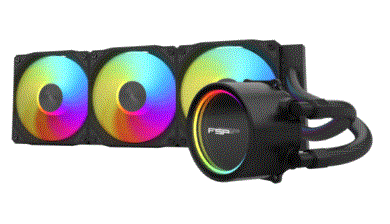 FSP AE36-B 1851 1700 1200 AM4 AM5 360 MM ARGB Siyah Sıvı Soğutma Kiti (TDP 300W)