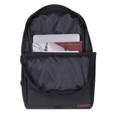 PLM Drexel 8300 15.6'' Siyah ÜST FERMUARLI Notebook Sırt Çantası