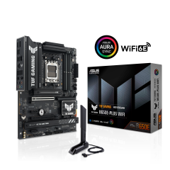 ASUS TUF GAMING B650E-PLUS WIFI B650 DDR5 (Vga Yok) GLan 2.5G ATX HD DP WIFI BT M2 RGB AM5 AMD Anakart