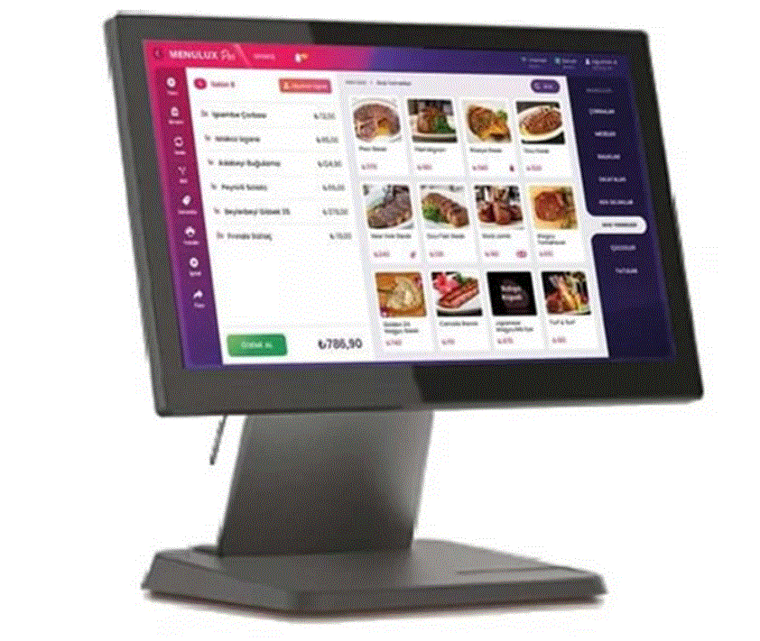 PERKON P-SHOP I185 İ5 7.NESİL 8GB 128GB SSD 18,5'' Multi Dokunmatik 11,6 '' Müşteri Gör Ekranı Pos Pc + Wifi