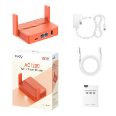 CUDY TR1200 2 Port 10/100Mbps AC1200 2 Anten Masaüstü VPN Router