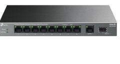 TP-LINK LS1210GP 10 Port Gbit 8 Port PoE+ 61W 1xGbit+1xSFP Uplink Desktop Yönetilemez Switch