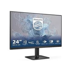 PHILIPS 24E2N1110 1000 Serisi 23.8'' LED IPS 4ms 120Hz 1920x1080 FullHD VGA HDMI (VESA) Siyah Monitör