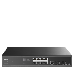CUDY GS2008S2 8 Port 10/100/1000 Yönetilebilir (L2) 2 SFP (1GB) Rack mount Switch