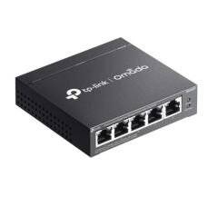 TP-LINK OMADA ES205GP 5 Port Gbit 4 Port Poe 65W Desktop Yönetilebilir Çelik Kasa Switch
