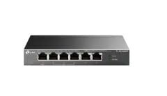 TP-LINK OMADA ES206GP 6 Port Gbit 4 Port Poe 65W Desktop Yönetilebilir Çelik Kasa Switch
