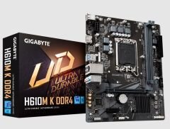 GIGABYTE H610M K H610 DDR4 (Vga Yok) GLan mATX HDMI USB3.2 M2 1700p Anakart
